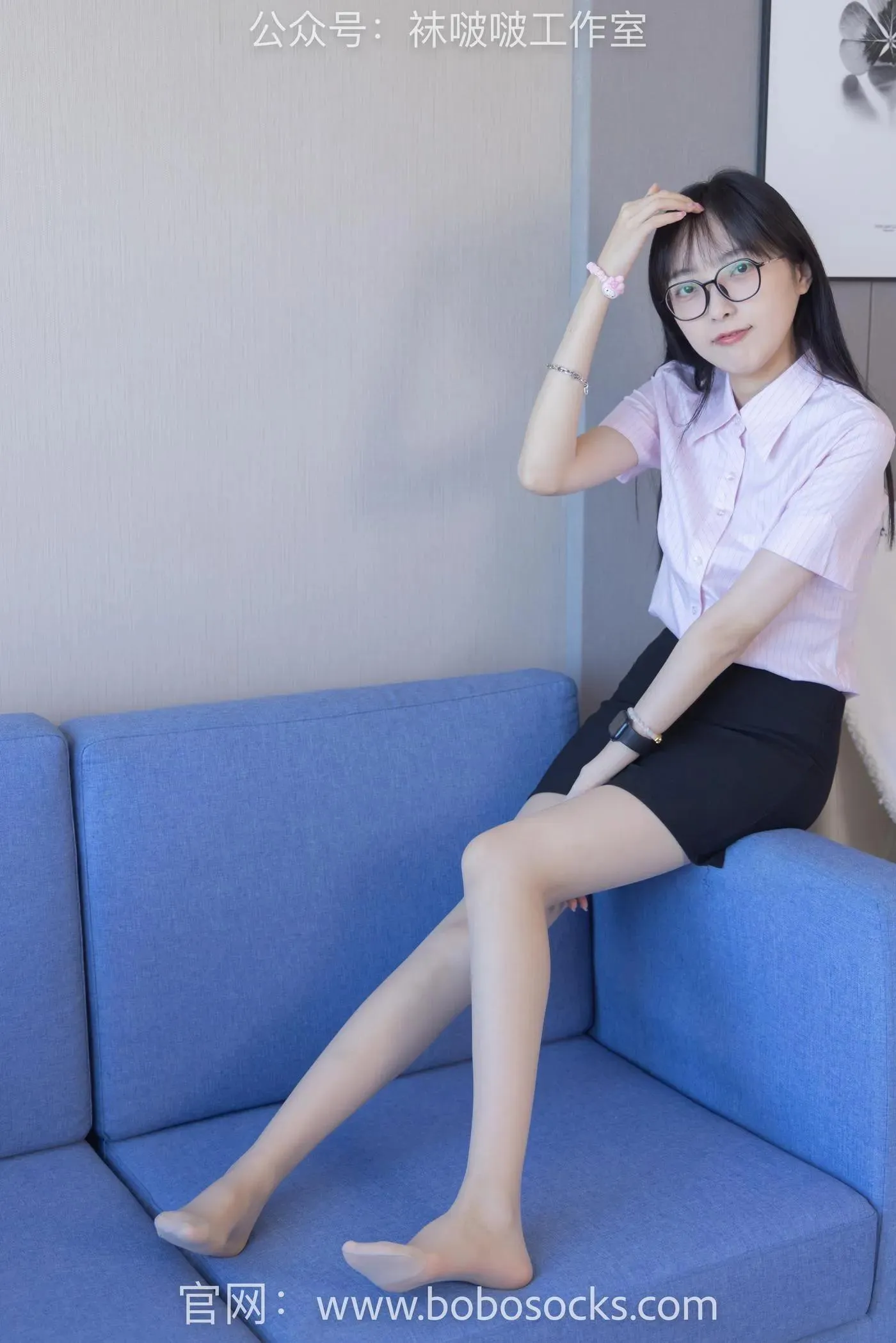 [BoBoSocks袜啵啵]NO.106 稚予-高跟鞋、肉丝 [140P]插图3